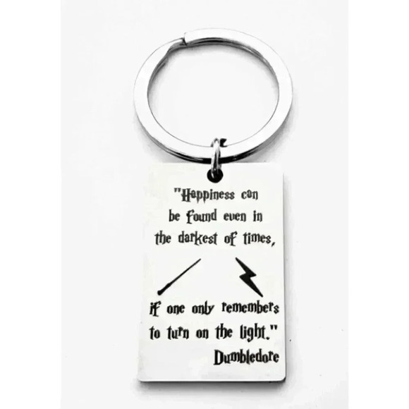 Undefined Accessories - Harry potter inspiration QuotenKeychain